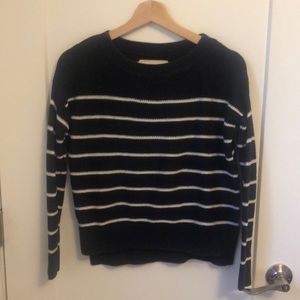 Cropped Striped Sweater